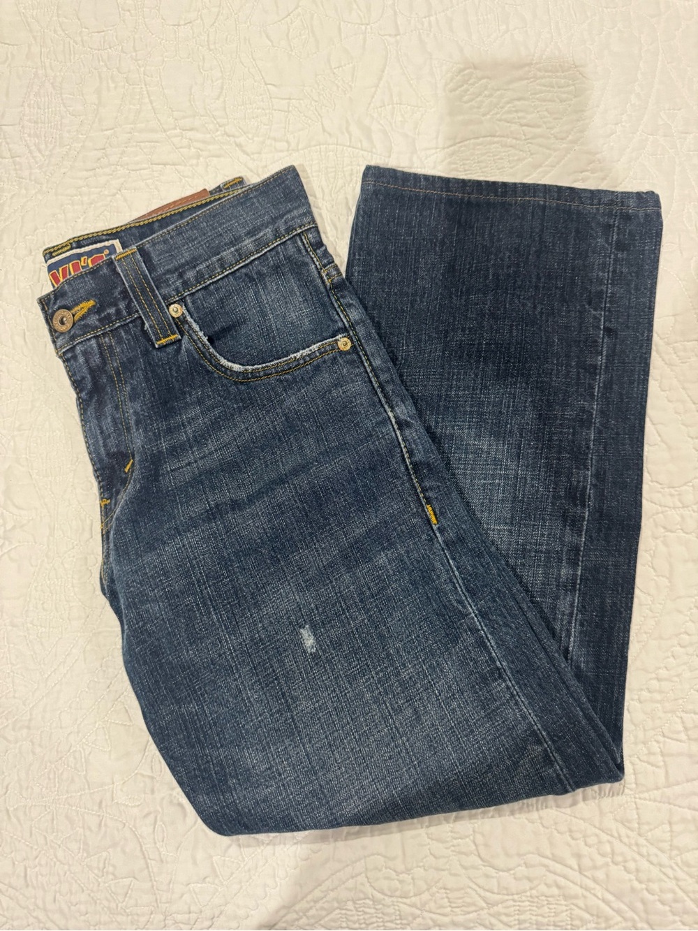 Levi's Men's Indigo Blue Relaxed Straight Jeans